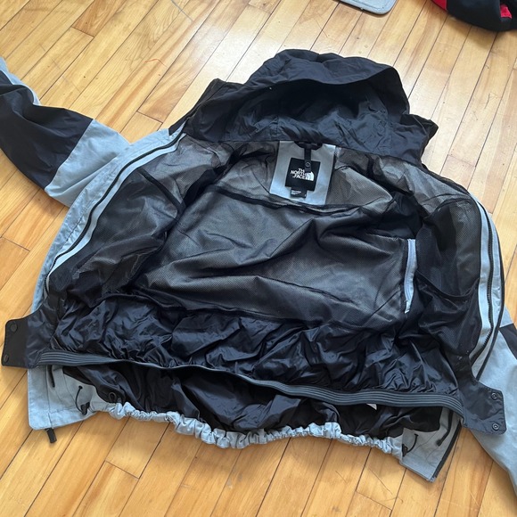 The North Face Mens Ski Snowboard Dryvent Jacket Hooded Black Gray Size Small - Picture 4 of 8